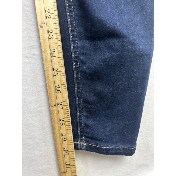 Womans Skinny Denim jeans Comfortable With Elastic Waistband - Size L 14 Long  - Picture 7 of 10